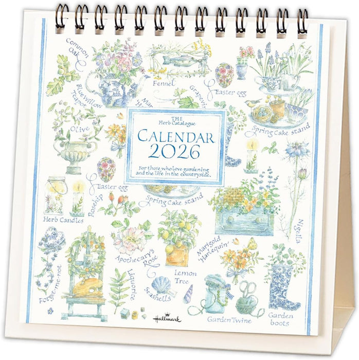 Hallmark 2026 Desk Calendar The Herb Catalogue 845568