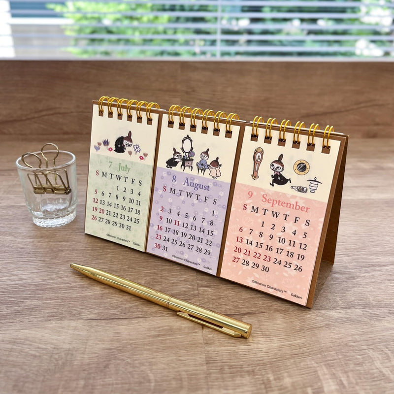 Gakken Sta:Ful 2026 Calendar Moomin Desk Calendar Little My 3-Month M10501