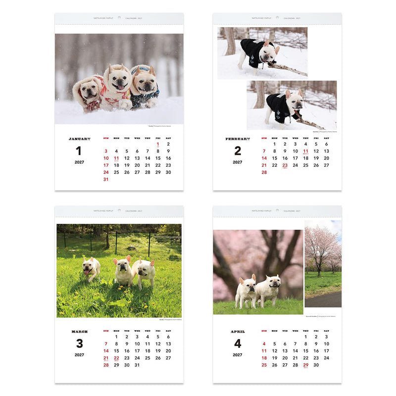Noritsu NOLTY 2027 Desk Calendar 21 B6 C214