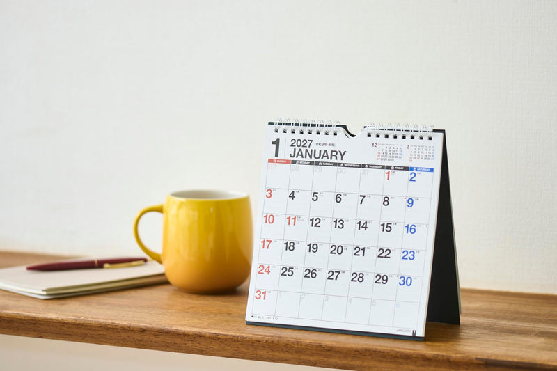 Eco Wall & Desk Calendar 2027 Modifed B5 E95