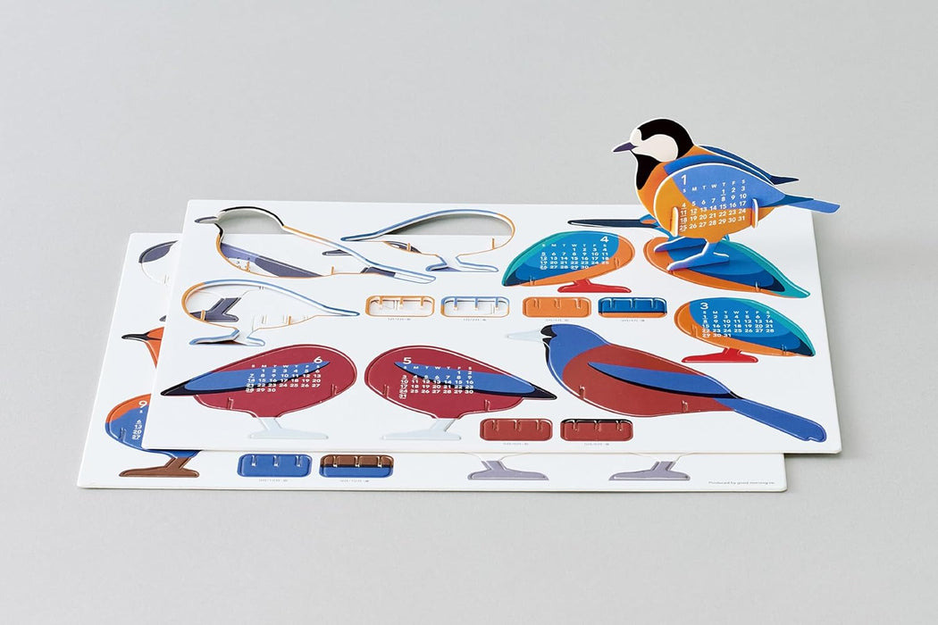 good morning 2026 desk calendar bird 2463