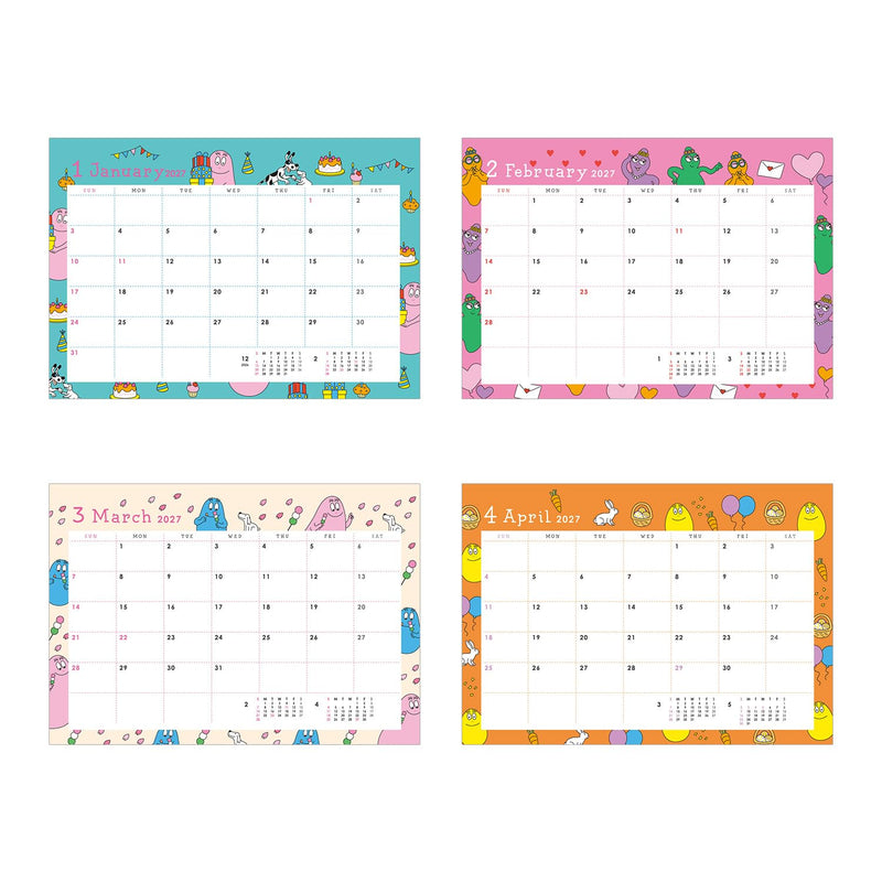 New Japan Calendar 2027 Desk Calendar Desk Schedule NK8510