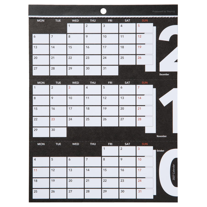 Replug 2027 Desk Calendar 3's A27-528