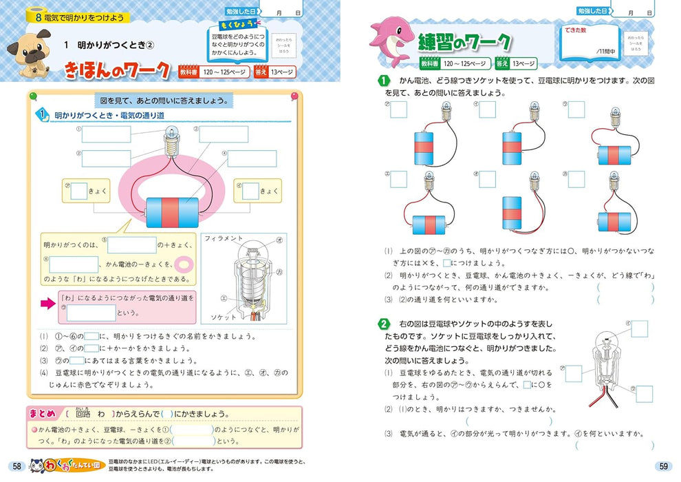 Shougaku Kyoukasho Work Science 3nd Grade Keirinkan Edition