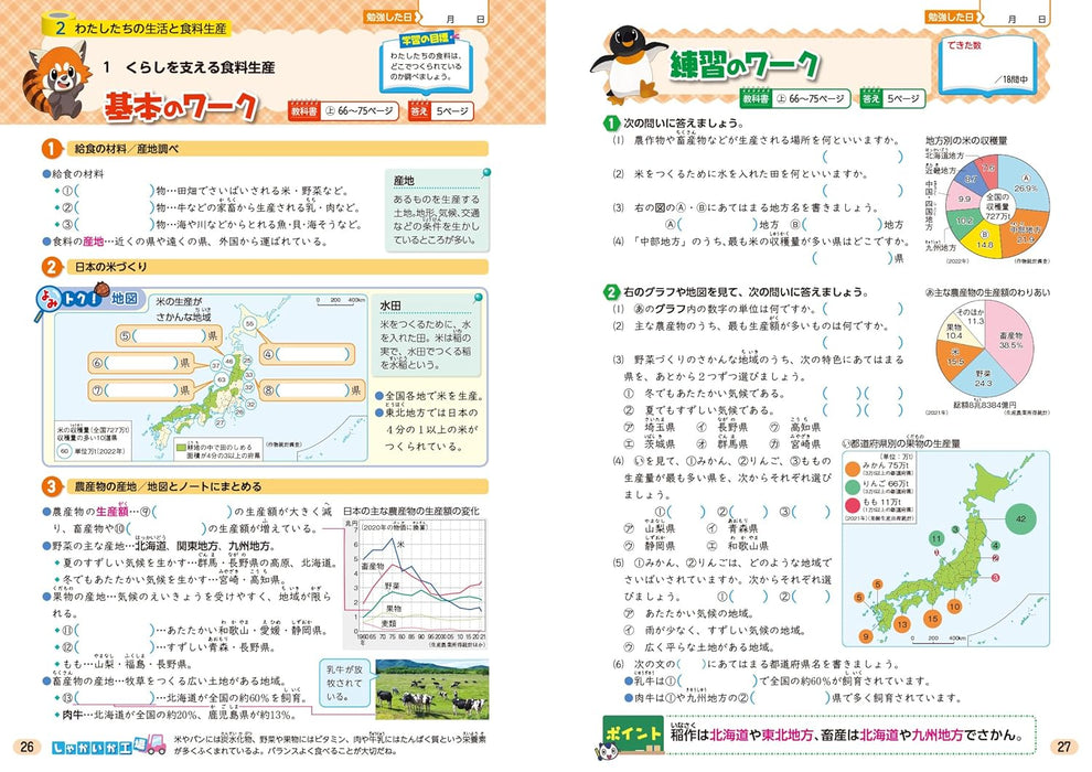 Shougaku Kyoukasho Work Social Studies 5th Grade Tokyo Shoseki Edition