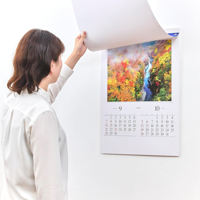 New Japan Calendar 2025 Wall Calendar The Beautiful Morning in Japan 610x425mm NK115