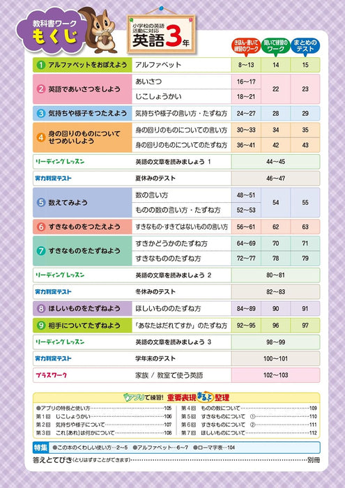 Shougaku Kyoukasho Work Englosh 3rd Grade