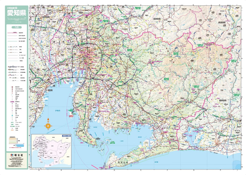 Screen Map Prefectural Map: Aichi (Prefecture Map 23)