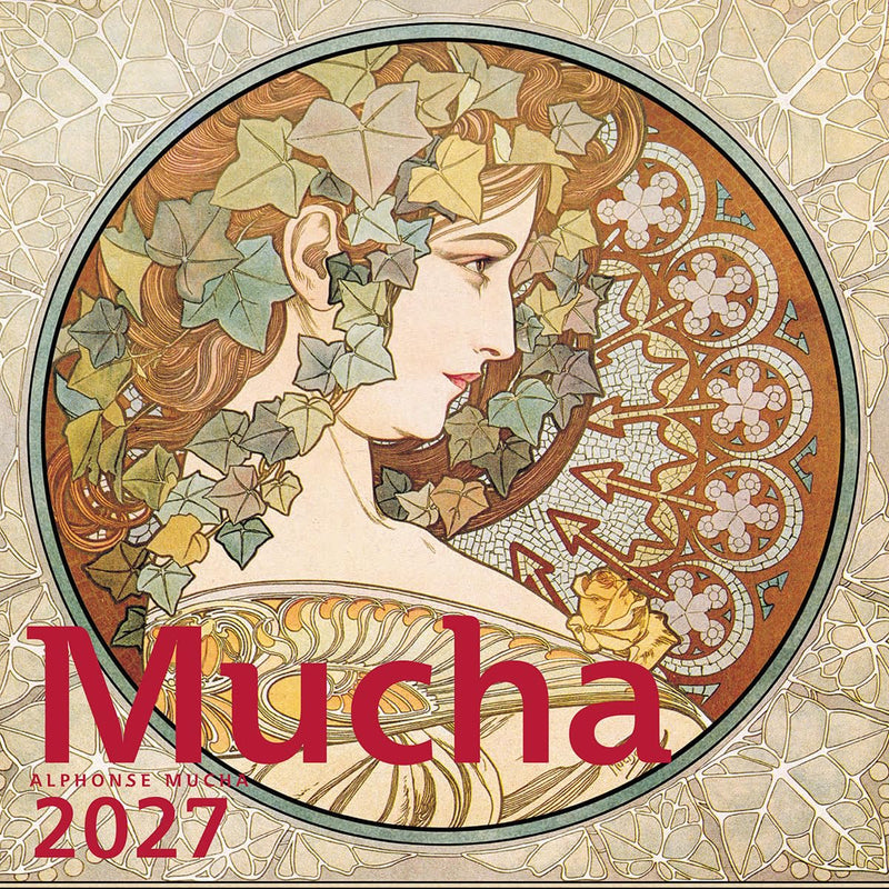Try-X Alphonse Mucha 2027 Wall Calendar 27CL-473 60 x 30cm