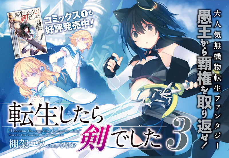 Reincarnated as a Sword (Tensei Shitara Ken Deshita) 3 (Light Novel)