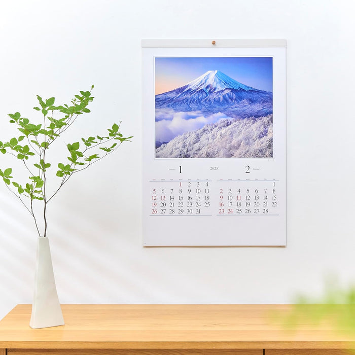 New Japan Calendar 2025 Wall Calendar The Beautiful Morning in Japan 610x425mm NK115