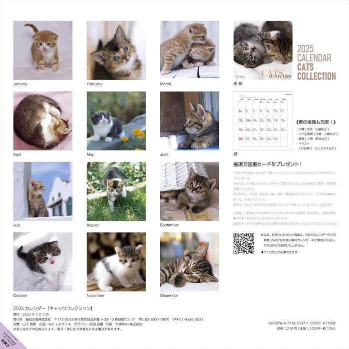 2025 Calendar Cats Collection