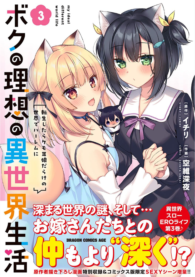 Boku no Risou no Isekai Seikatsu - Tensei shitara Kemomimi Musume Darake no Sekai de Harem ni - 3