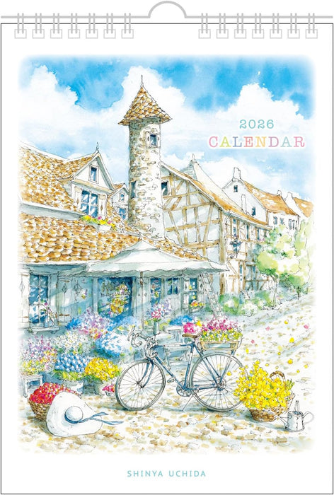 Active Corporation 2026 Wall Calendar Shinya Uchida 26ACL-72