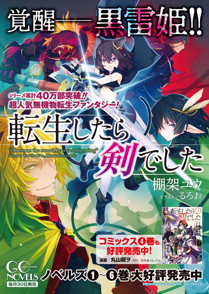 Reincarnated as a Sword (Tensei Shitara Ken Deshita) 6 (Light Novel)