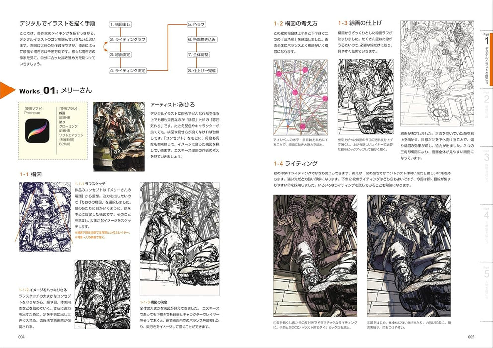 Fundamentals of Drawing for Digital Art, Manga, and Illustration: Mastering Core Skills to Bring Characters to Life, Perfect Poses, and Create Convincing Compositions (Egaki Teku!)