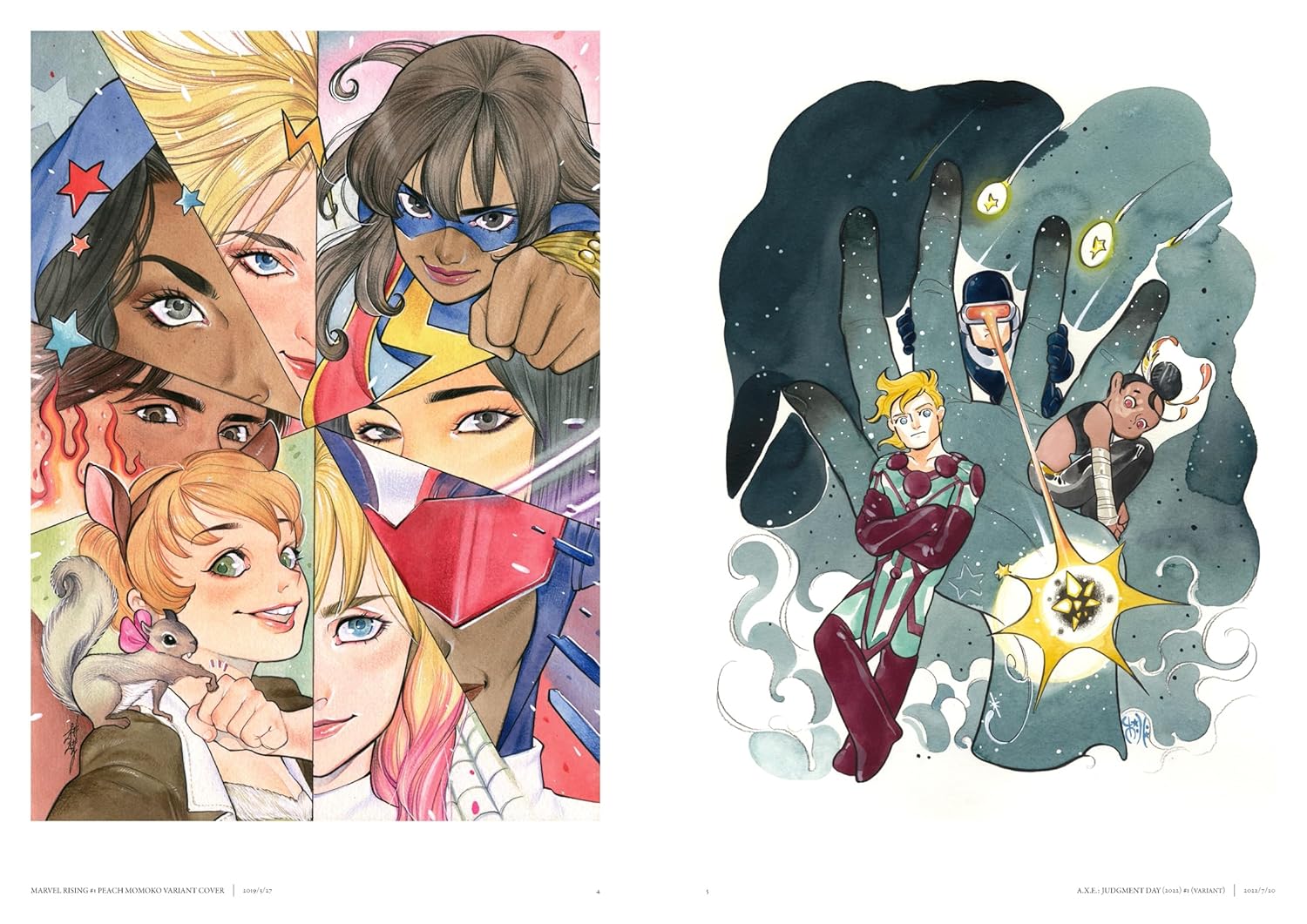 Peach Momoko MARVEL Cover Art Collection — Japanese Book Store