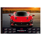 Todan 2025 Wall Calendar Super Sports Car Tohan DX Film 75 x 50.4cm TD-540