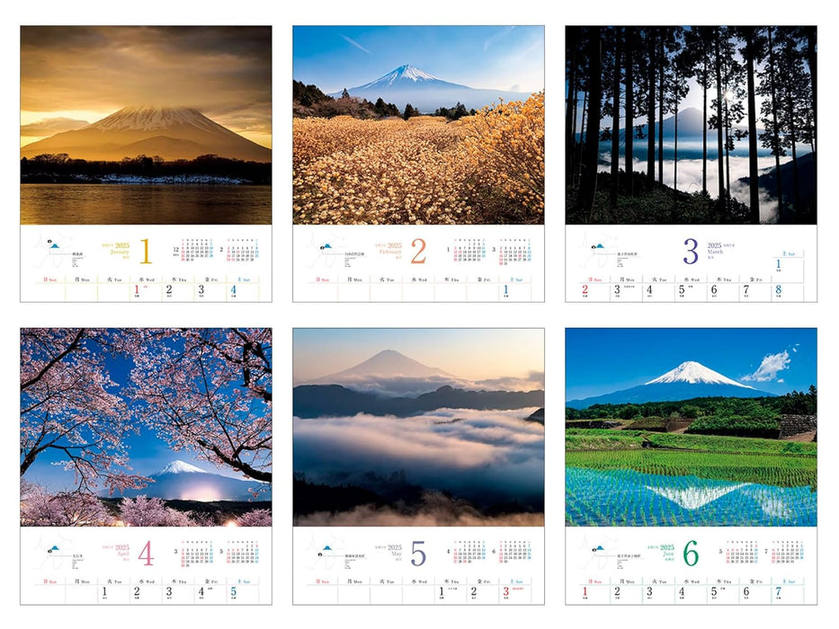 New Mt. Fuji CALENDAR 2025 (Impress Calendar 2025)