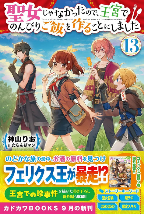 Seijo ja Nakatta node, Oukyuu de Nonbiri Gohan wo Tsukuru Koto ni Shimashita 13 (Light Novel)