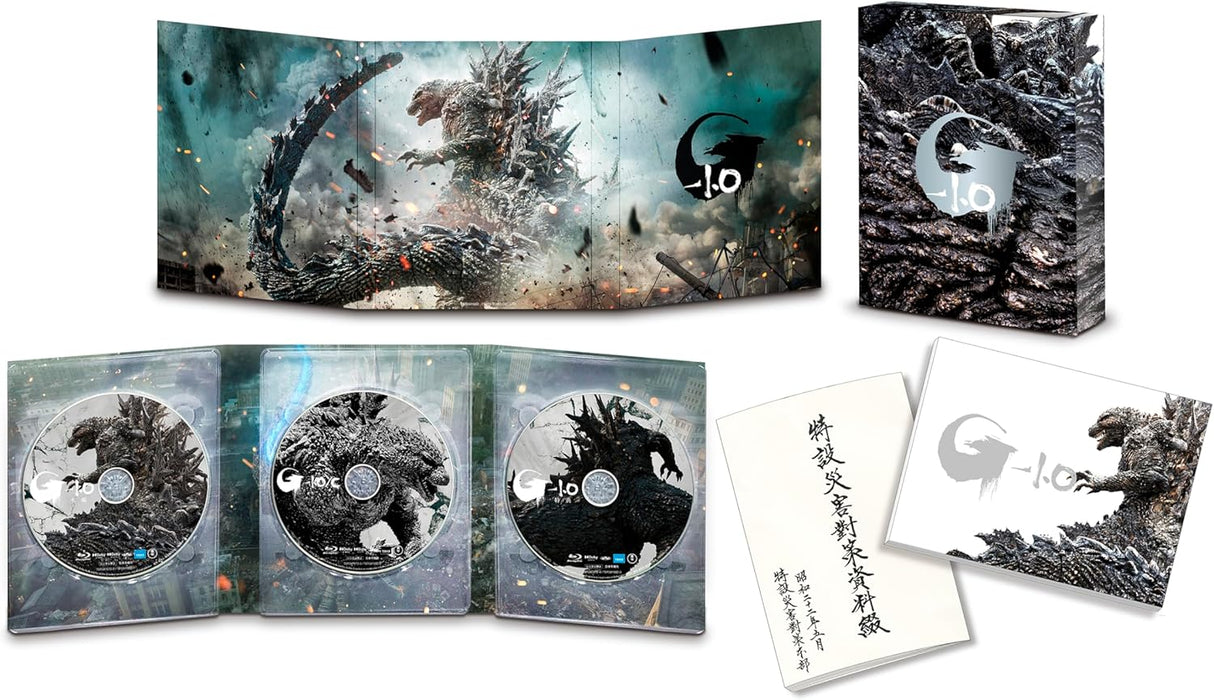 Godzilla Minus One Deluxe Edition 3-Disc Set [Blu-ray]