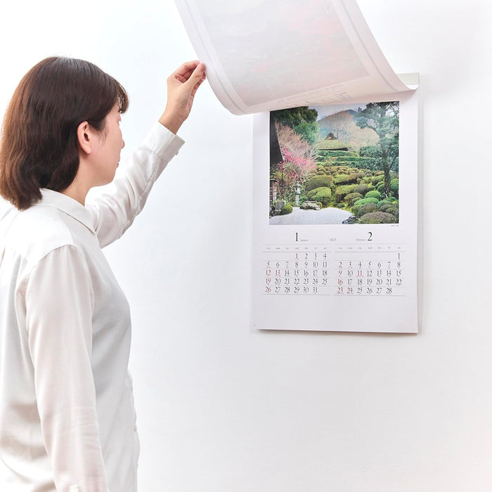 New Japan Calendar 2025 Wall Calendar The Beautiful Garden in Japan NK16