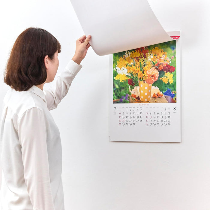 New Japan Calendar 2025 Wall Calendar Floral Gift NK47