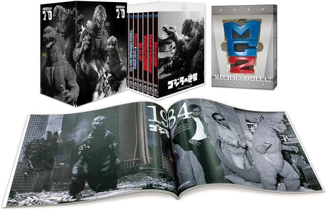 Godzilla 70th Anniversary Commemorative - Godzilla Anniversary 4K Remaster Box Set <Complete Pre-Order Limited Edition> Blu-ray Box [6 Blu-ray Discs + 1 Bonus Blu-ray Disc]