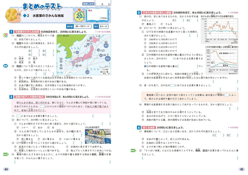 Shougaku Kyoukasho Work Social Studies 5th Grade Kyoiku Shuppan Edition