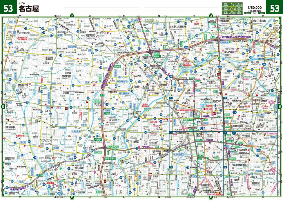 GIGA Mapple Dekkaji Chubu Hokuriku Road Map