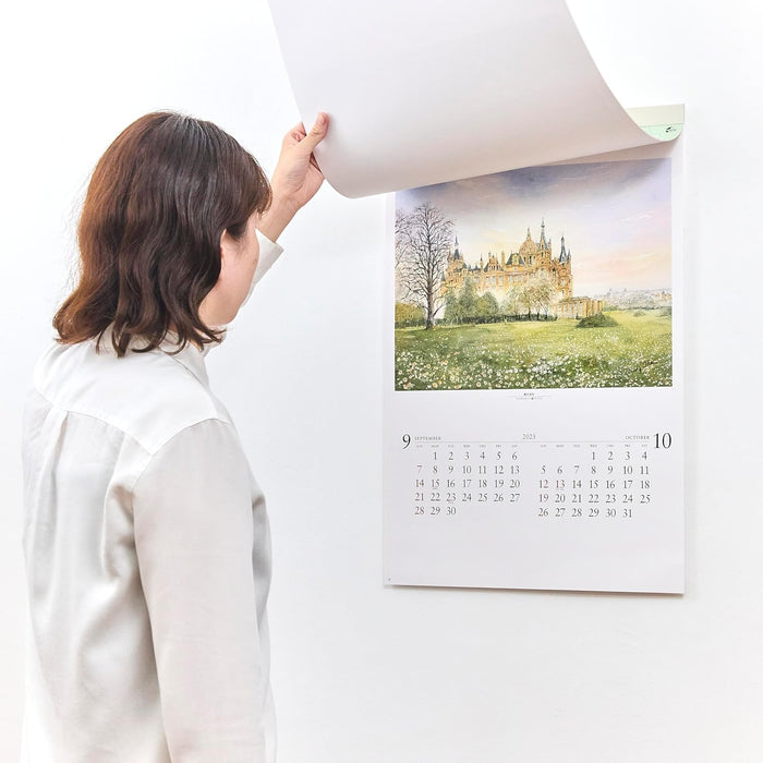 New Japan Calendar 2025 Wall Calendar European Walkway NK121 610x425mm