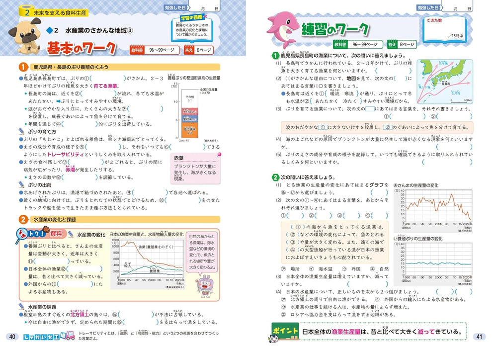 Shougaku Kyoukasho Work Social Studies 5th Grade Kyoiku Shuppan Edition