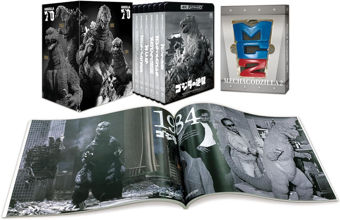 Godzilla 70th Anniversary Commemorative - Godzilla Anniversary 4K Remaster Box Set <Complete Pre-Order Limited Edition> 4K UHD Box [6 UHD Discs + 1 Bonus Blu-ray Disc]