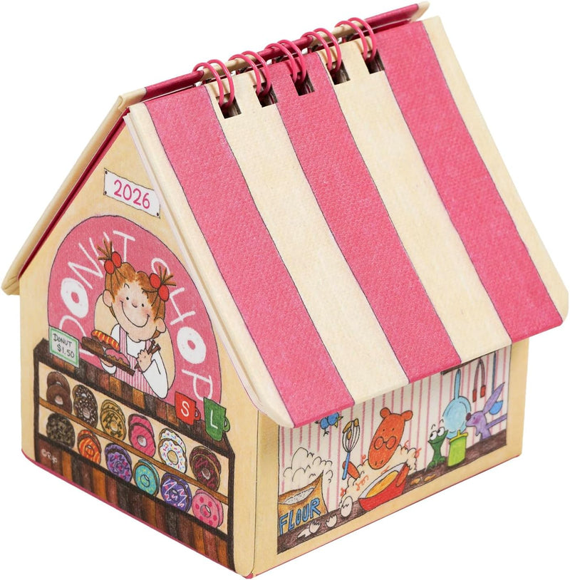 Greeting Life 2026 Desk Calendar House Box COCO and Wondrous Gang C-1733-RY