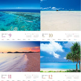 JTB Calendar Tropical Oceanic Islands OKINAWA 2025 Wall Calendar