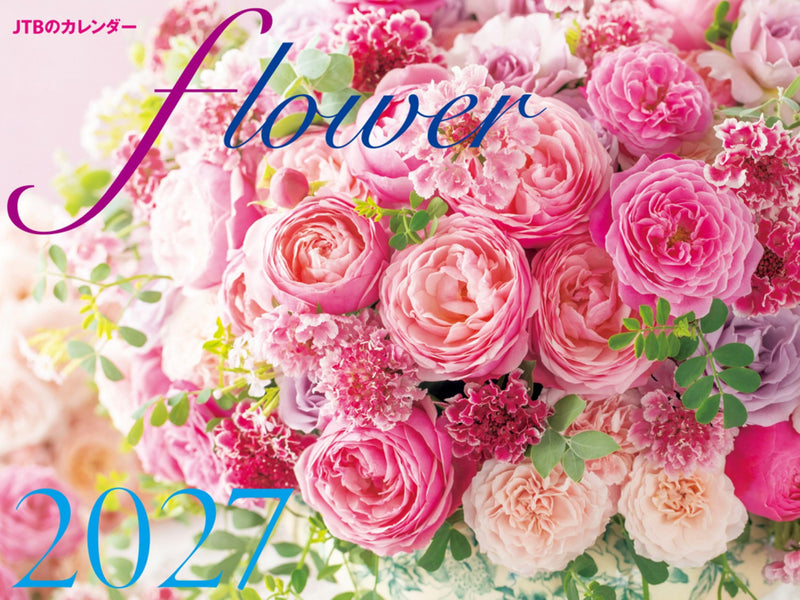 JTB Calendar flower 2027 Wall Calendar