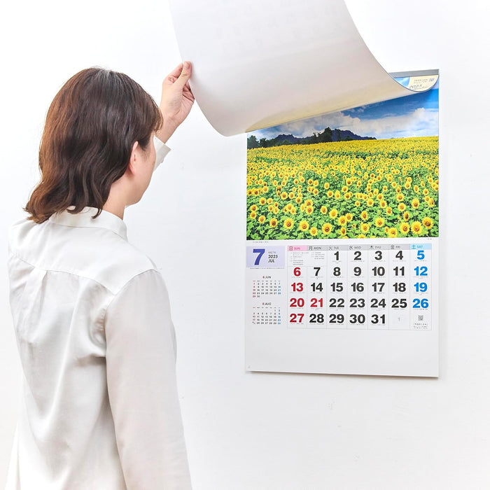 New Japan Calendar 2025 Wall Calendar Landscape in Japan NK138 610x425mm