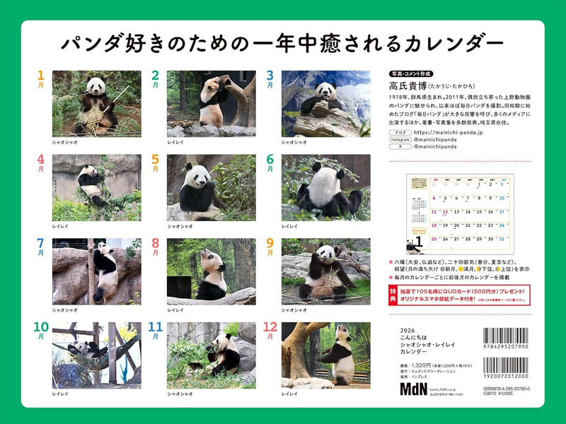 Hello Xiaoxiao Lei Lei 2026 Calendar