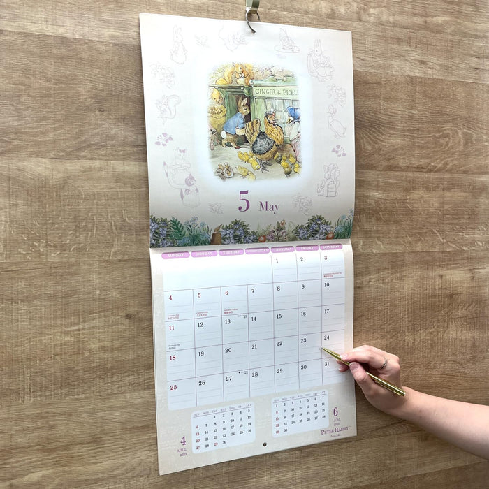 Gakken Sta:Ful 2025 Calendar Peter Rabbit Wall Calendar AM15033