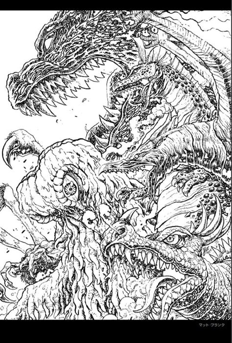 Godzilla: King of the Monsters Coloring Book