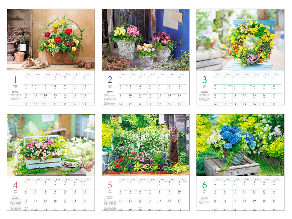 Calendar 2025 A Year of Petite Blooms: 12-Month Flower Flowers & Plants (Monthly/Wall Calendar) (Impress Calendar 2025)