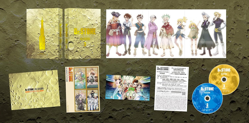 Dr.STONE 4th SEASON DVD BOX 3 Limited First-Press Edition