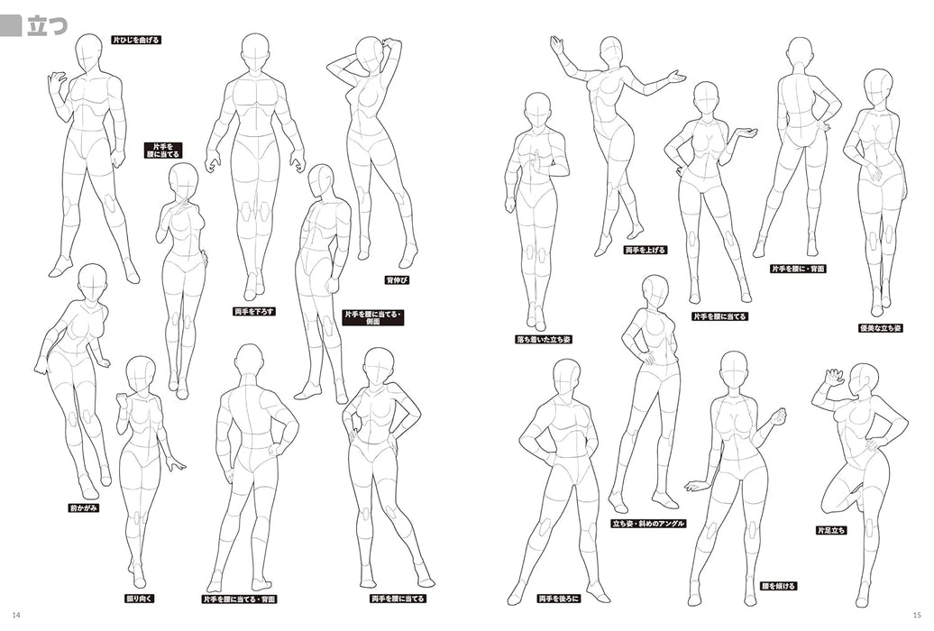 Instantly Usable Manga & Illustration Character Pose Encyclopedia: 1,800 Poses from Natural Gestures to Dynamic Action