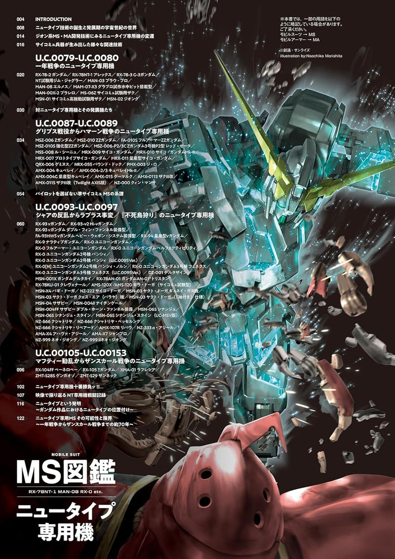 MS Encyclopedia Newtype-exclusive units