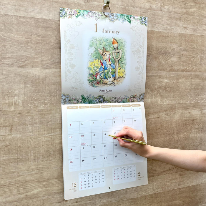 Gakken Sta:Ful 2026 Calendar Peter Rabbit Wall Calendar AM15038