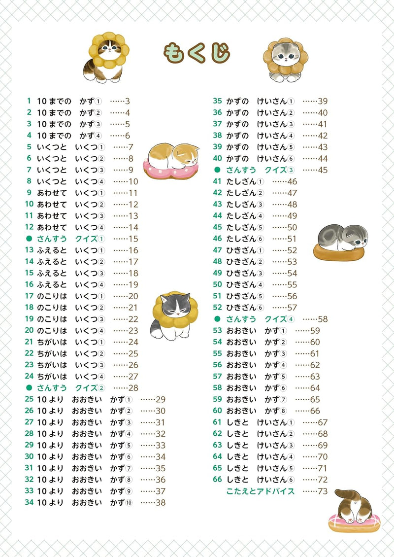 mofusand Learning Drill: Elementary School 1st Grade Addition & Subtraction