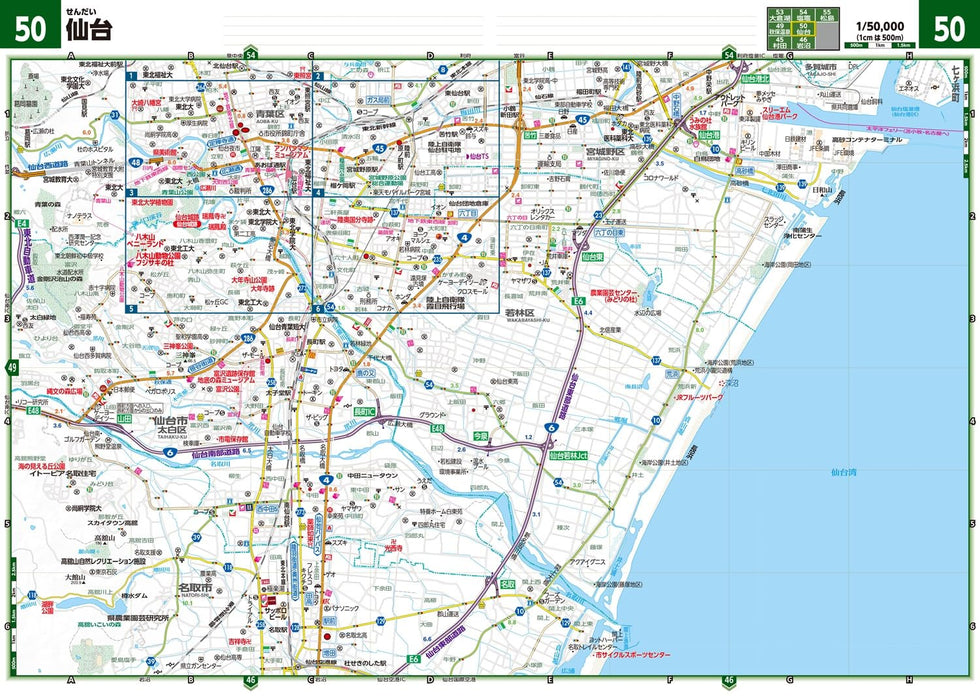 GIGA Mapple Dekkaji Tohoku Road Map