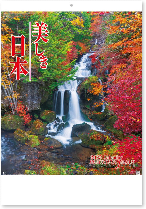 New Japan Calendar 2025 Wall Calendar Beautiful Japan NK110 610x425mm