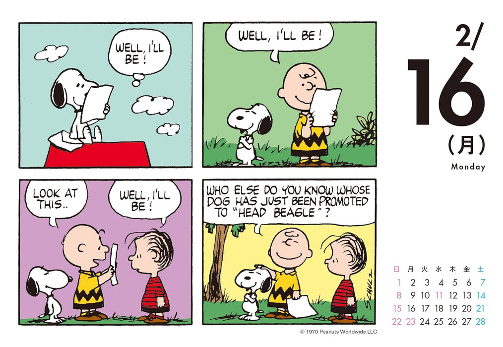Snoopy Page-A-Day 2026: Peanuts Page-A-Day Calendar