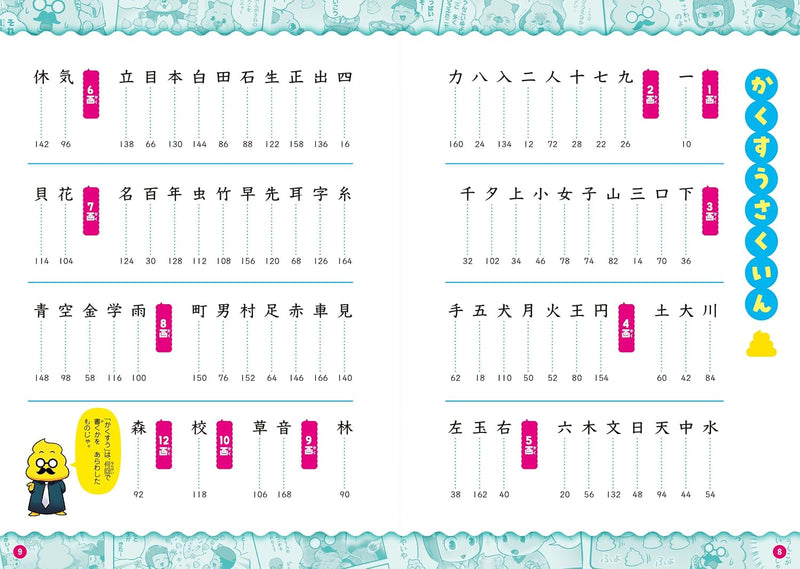 Unko Drill Learning Manga: Kanji First grade Kokugo
